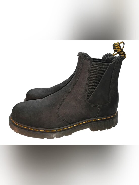 Dr. Martens Other - Dr. Martens 2975 WG Mens Size 10 Women's Sz 11 Black Suede Leather Chelsea Boots